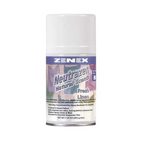 Zenex Neutrazen Fresh Linen Scent Metered Odor Neutralizer net 7 oz. 1 Can 491333-1